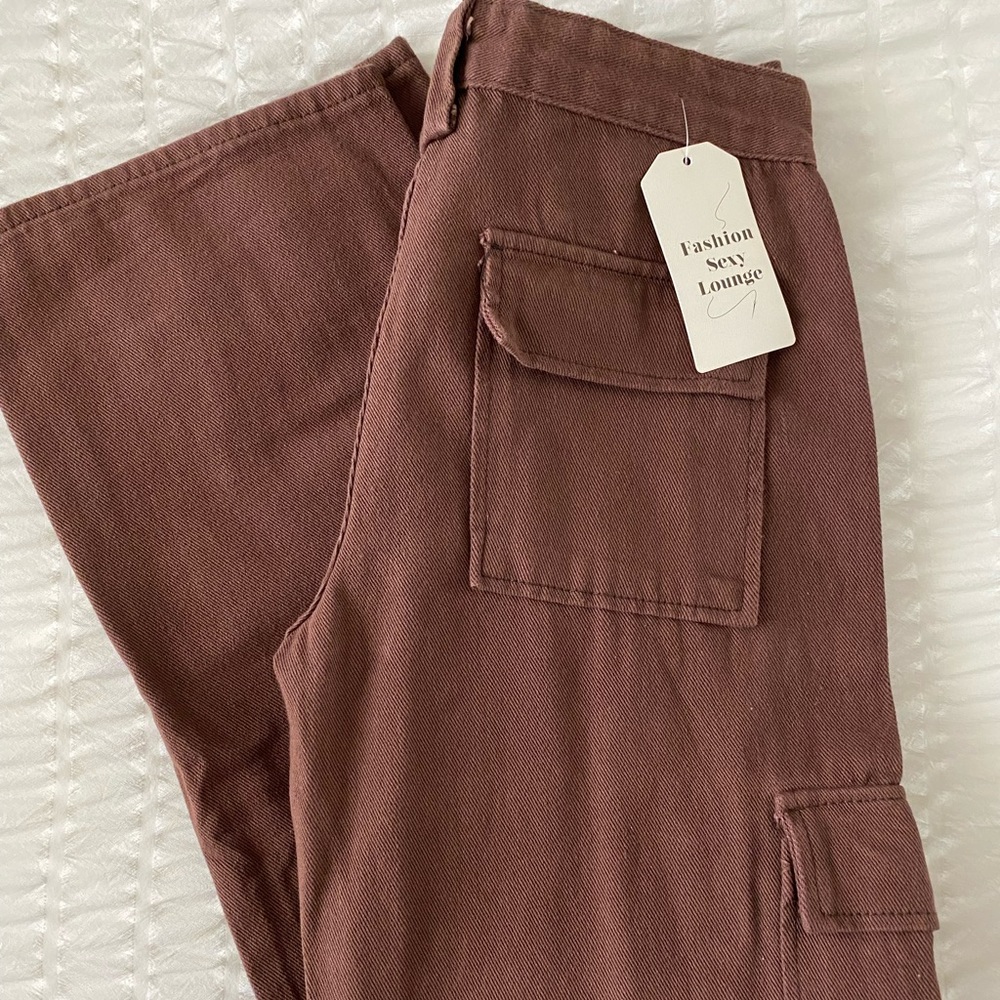 Brown cargo pants
